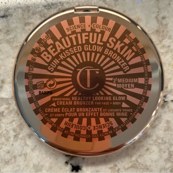 Charlotte Tilbury Beautiful Skin Sun-Kissed Glow Bronzer in Medium NEW - Picture 5 of 6